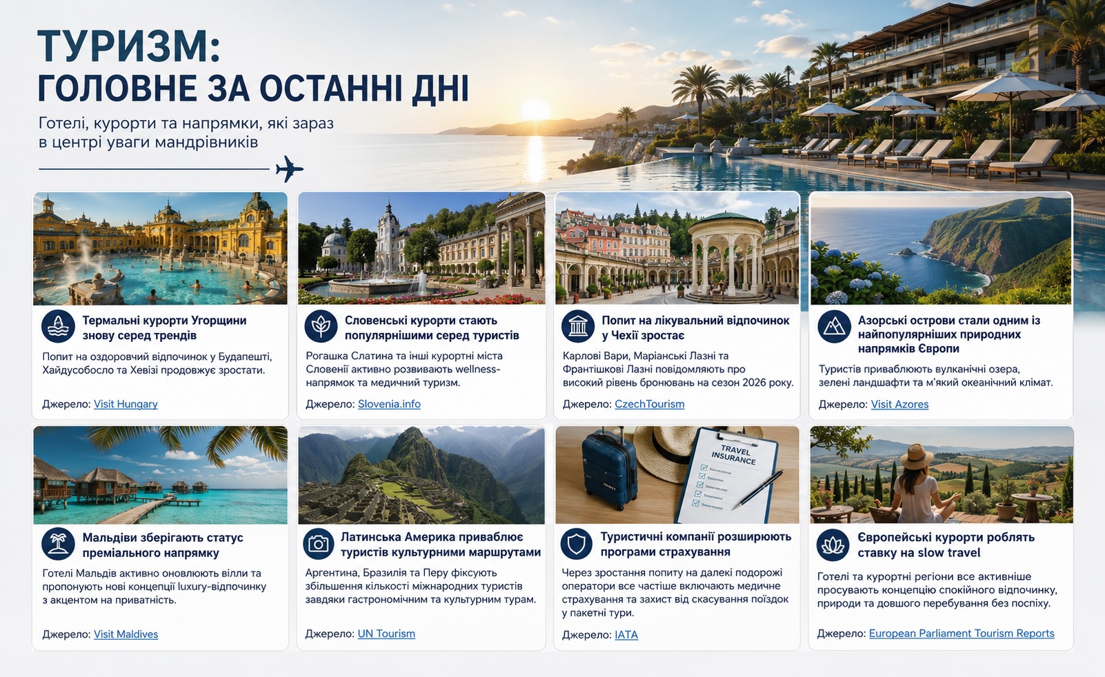 Туризм: головне за останні дні